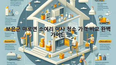 보은군 마로면 소여리 이사 청소 가격 비교 완벽 가이드